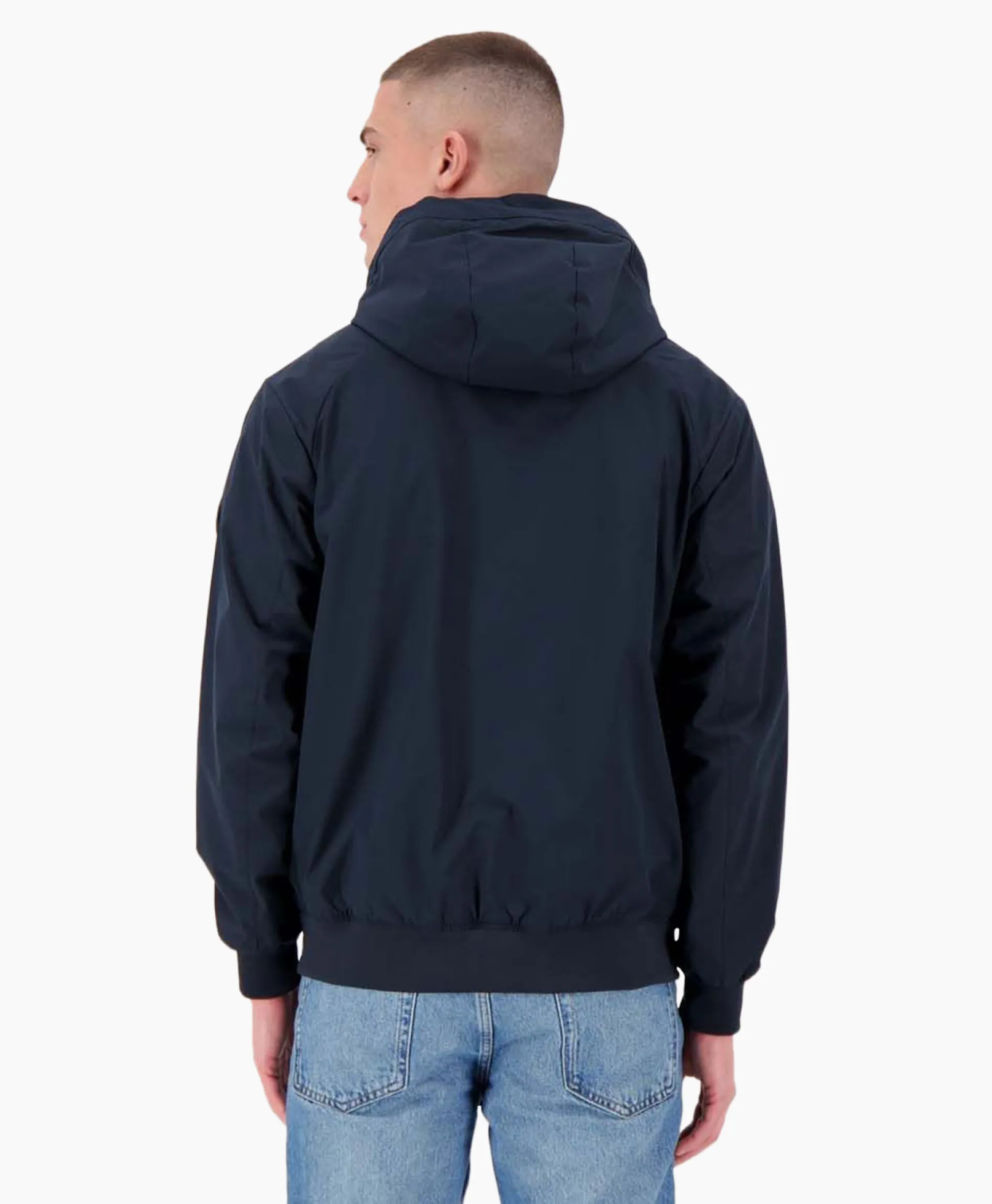 Store Jack Hooded Four-Way Stretch Donker Blauw Heren Jassen