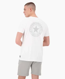 Discount T-Shirt Wording/Logo Wit Heren T-Shirts