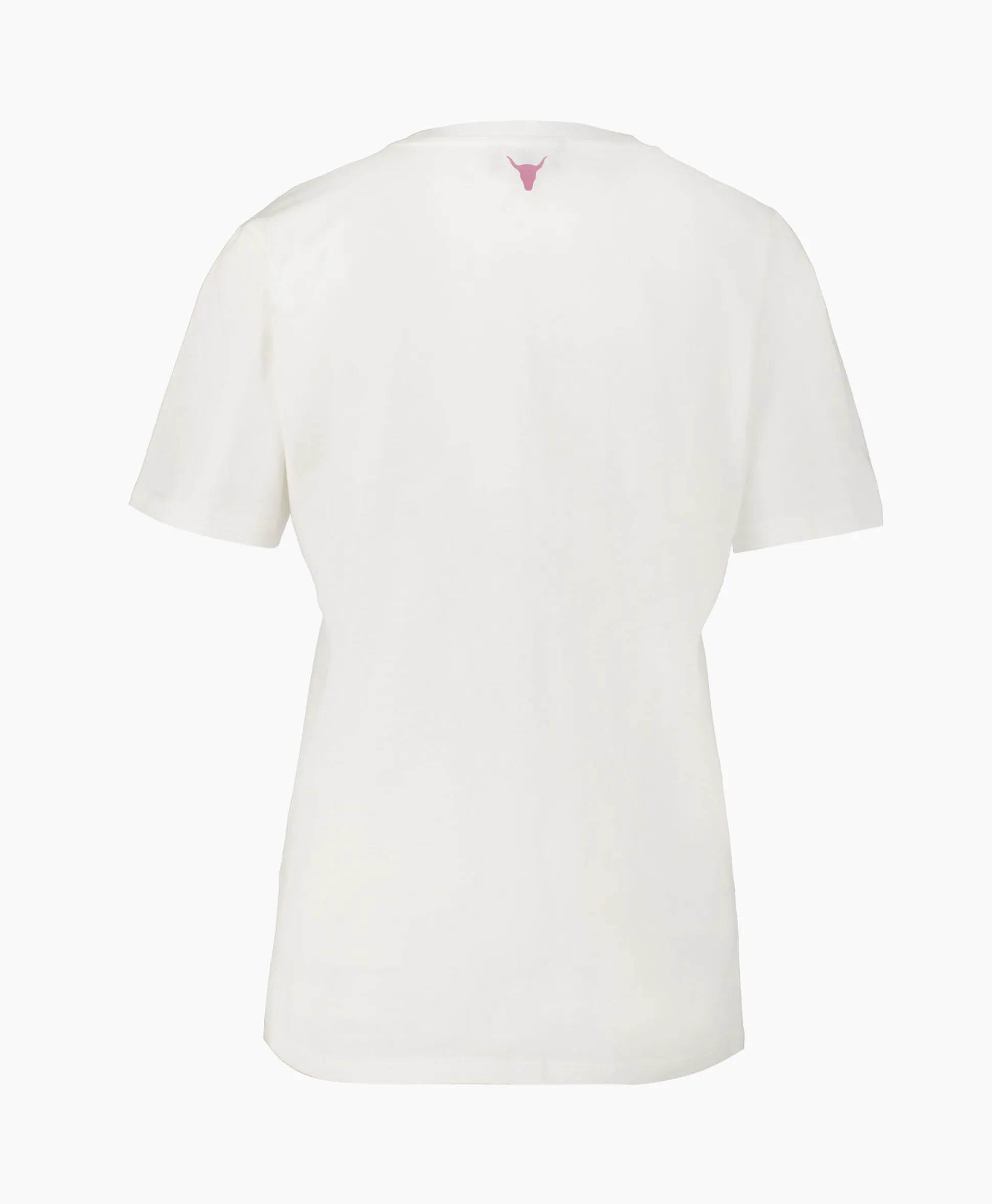 Outlet T-Shirt Korte Mouw Knitted Alix Heart Off White Dames T-Shirts & Tops