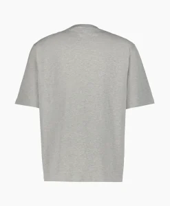 Shop T-Shirt Korte Mouw Ami Am Antraciet Heren T-Shirts