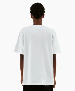 Store T-Shirt Korte Mouw Hearts Leaves Arte Logo Chest Wit Heren T-Shirts
