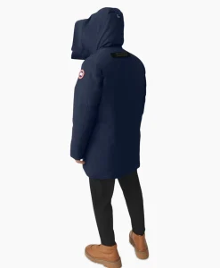 Best Sale Gewatteerde Jas Langford Parka Blauw Heren Jassen
