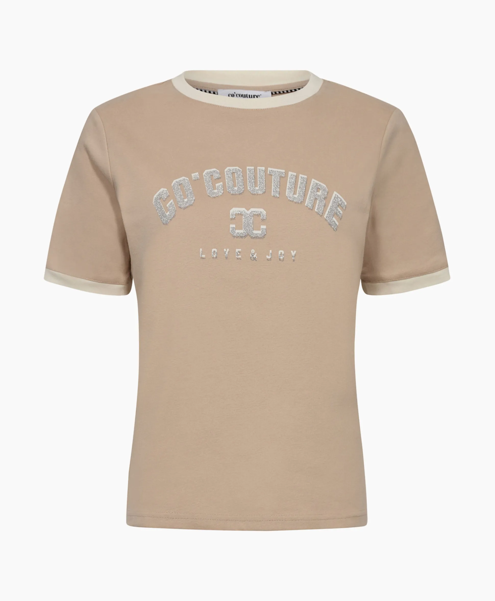 Best Co'Couture T-Shirt Korte Mouw Edge Ecru Dames T-Shirts & Tops