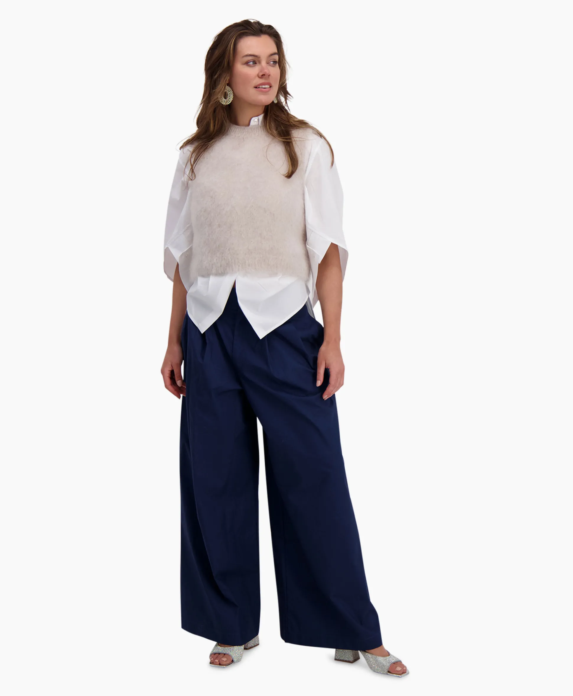Best D'Arc Blouse Brembrate Wit Dames Blouses