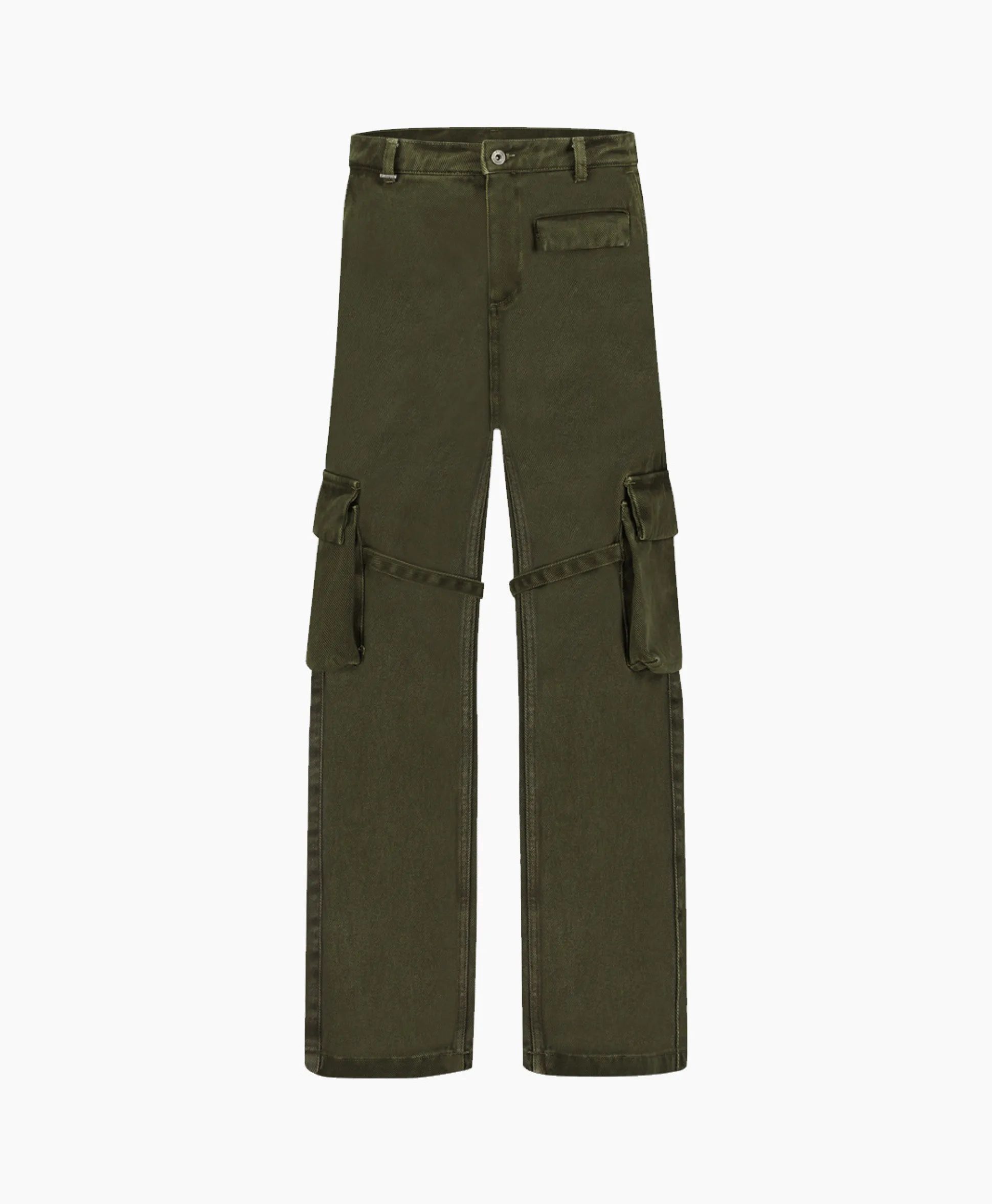 Outlet Flaneur Cargobroek Phone Pocket Groen Heren Broeken