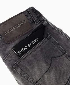 Discount Jeans Pant 5 Pkt Slim Fit Nick Grijs Heren Broeken