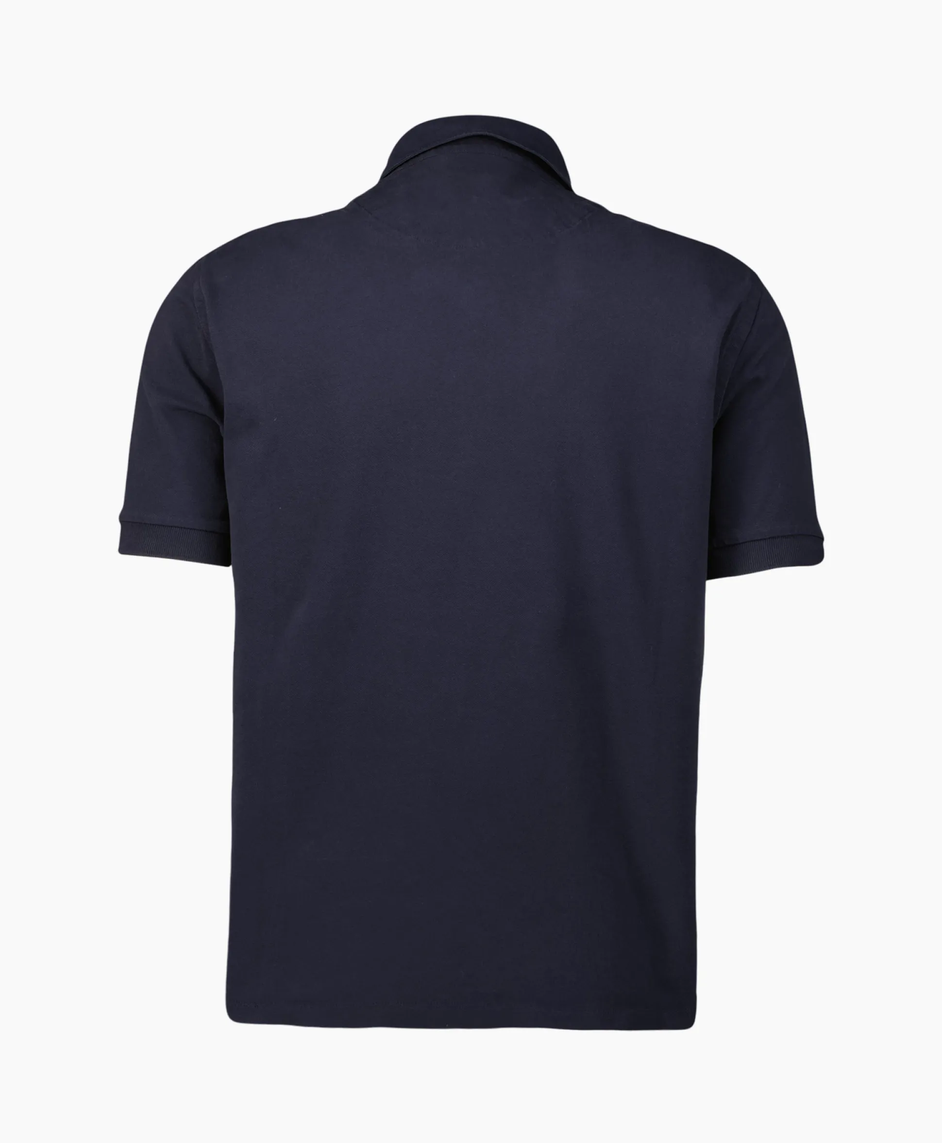 New Polo M/C Dettagli Con Popeline Donker Blauw Heren Polo's