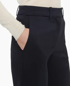 Fashion Pantalon Morissey Tailor Wool Donker Blauw Dames Broeken