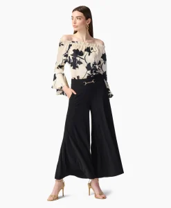 New Blouse Print Lange Mouwen Zwart Dessin Dames Blouses
