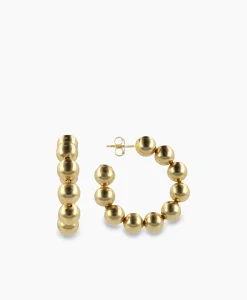 Best Oorbellen Cl Creole 10 Balls Mgoud Dames Sieraden