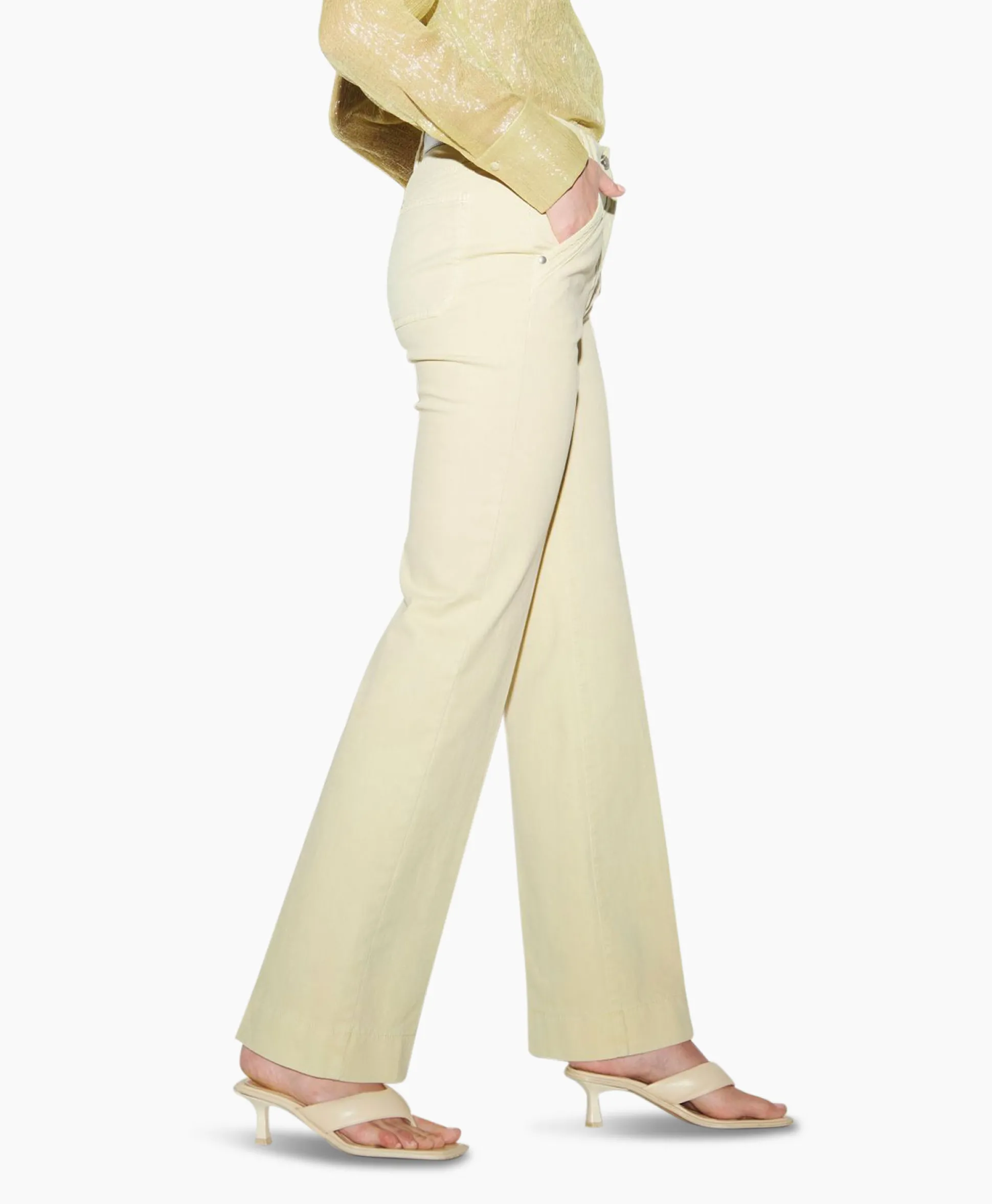 Clearance Jeans 698615/2198-0 Off White Dames Broeken