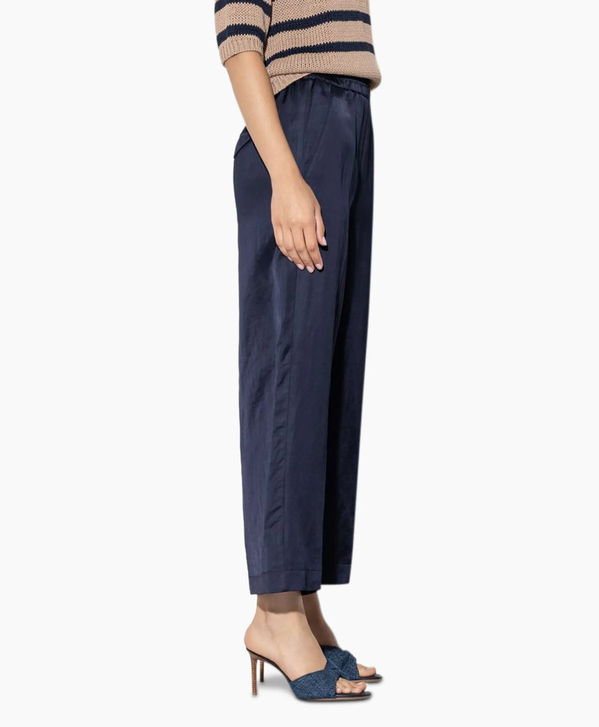Clearance Pantalon 698524/3596-0 Donker Blauw Dames Broeken