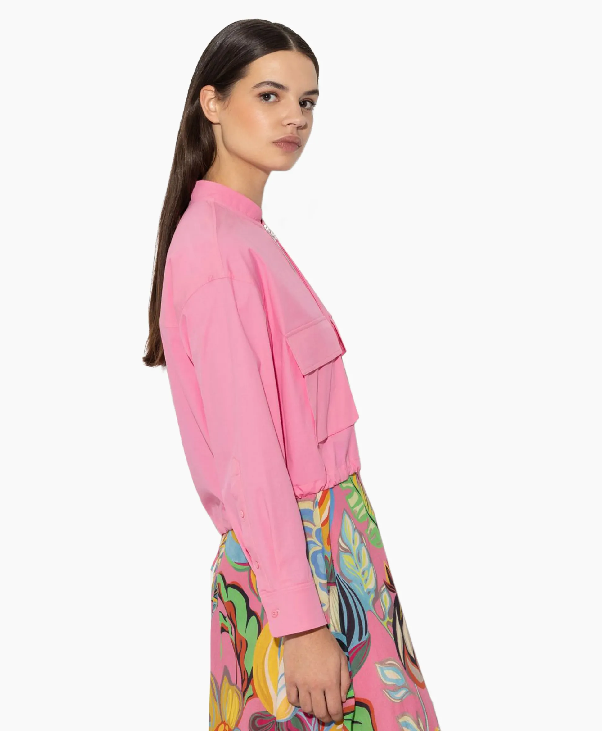 Clearance Pullover 498453/3342-0 Roze Dames Vesten