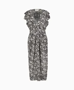 Store Marant Etoile Midi Jurk Epolia-Gc Zwart Dames Jurken