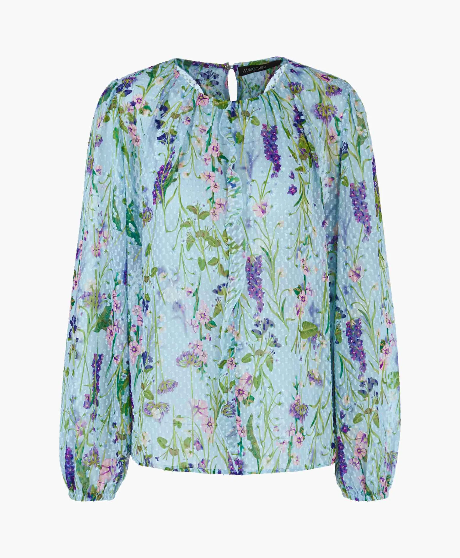 Clearance Blouse Wc 51.21 W25 Licht Blauw Dames Blouses