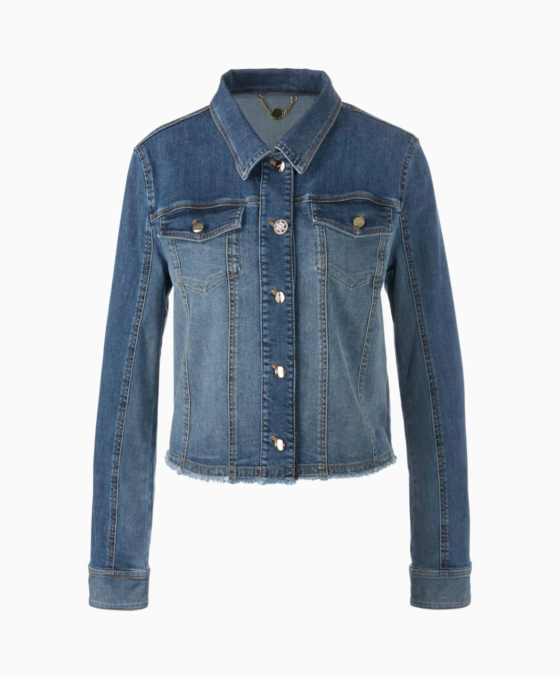 Fashion Jack Vc 31.04 D08 Blauw Dames Jassen