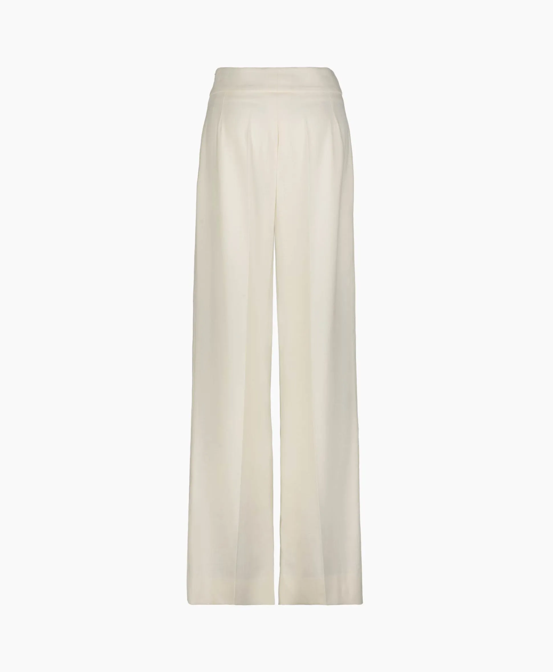Clearance Pantalon Arrow-J3Tkn01 Ecru Dames Broeken