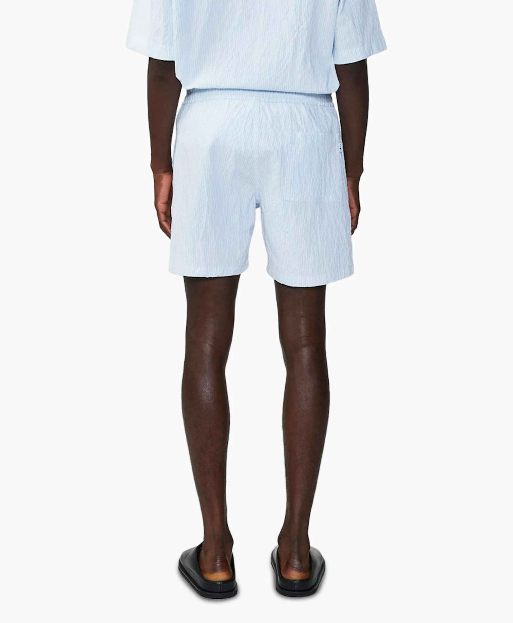 New Short Gregor Blauw Heren Broeken