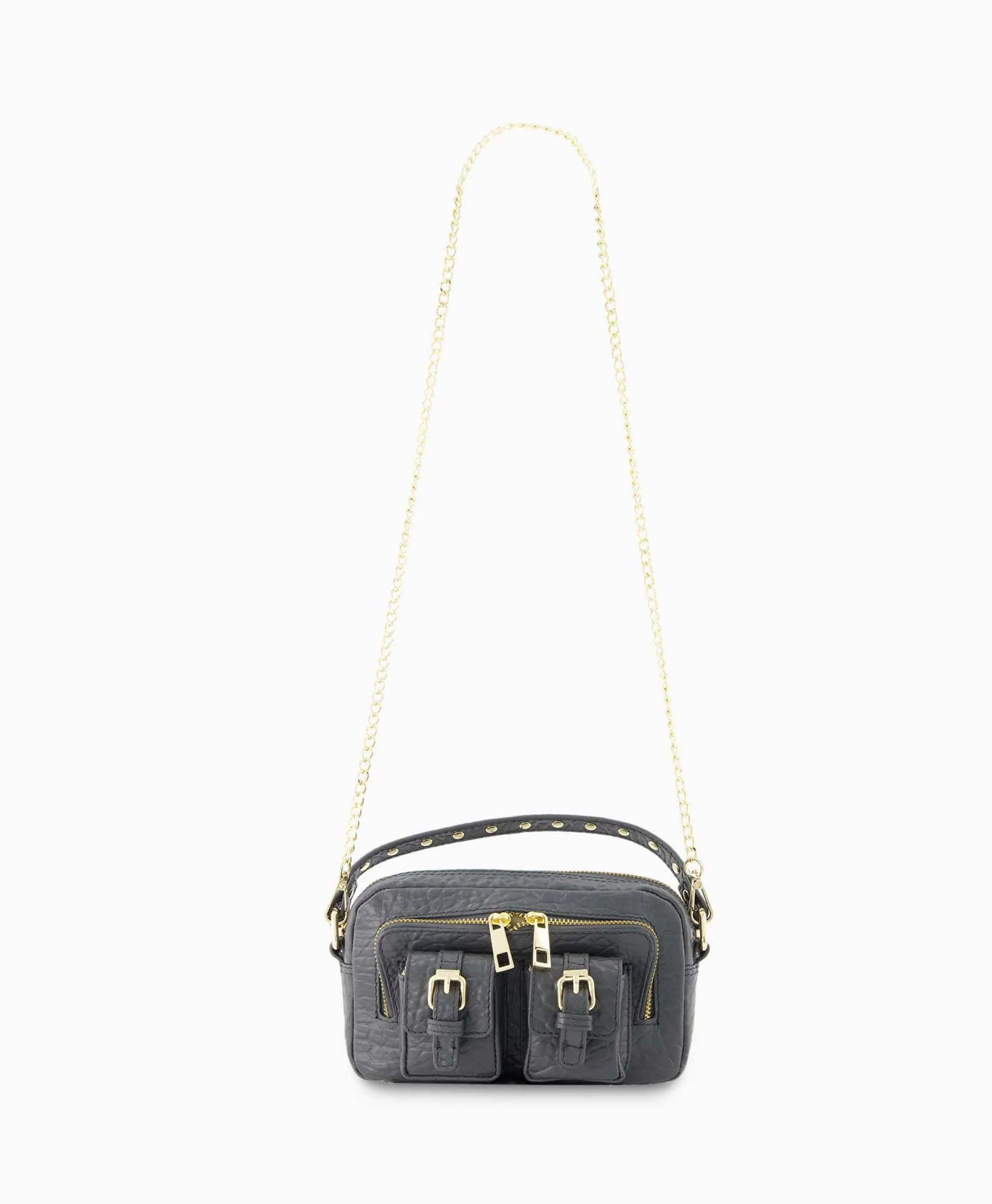 Hot Schouder / Hand Tas Helena Buckle New Zealand Grijs Dames Tassen