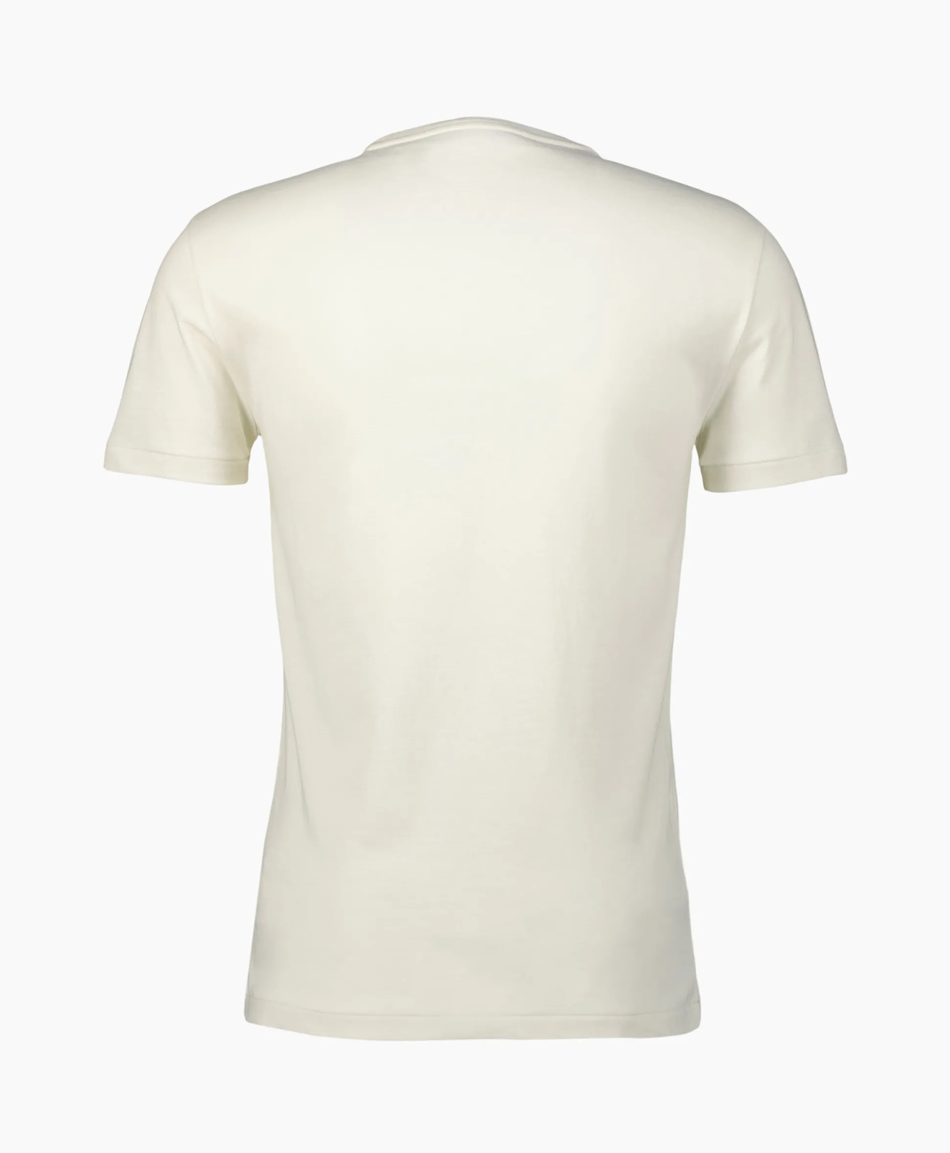Discount T-Shirt Korte Mouw Short Sleeve Zand Heren T-Shirts
