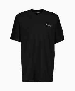 Cheap T-Shirt Korte Mouw Oversized Logo Zwart Dames T-Shirts & Tops