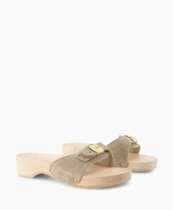 Cheap Sandaal Pescura Heel Beige Dames Sandalen