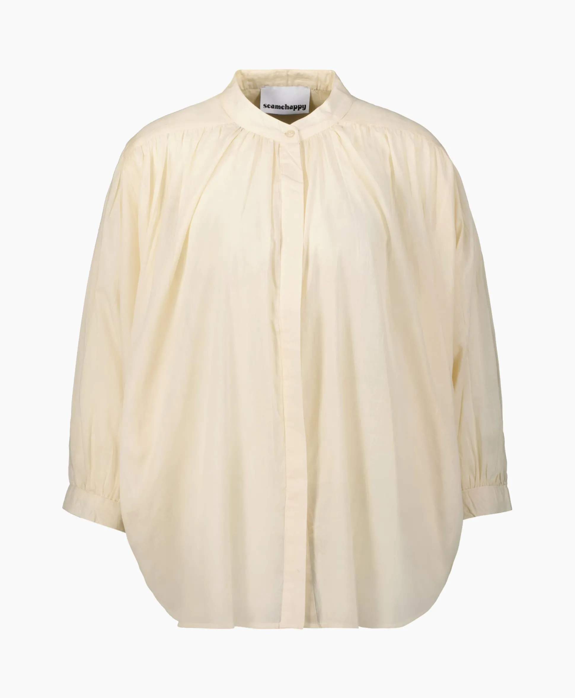 Hot Blouse Balloon Beige Dames Blouses
