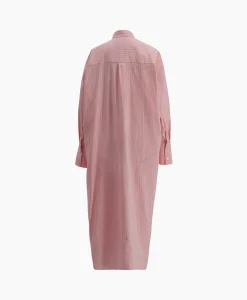 Online Maxi Jurk Penelope Woven Striped Rose Dames Jurken