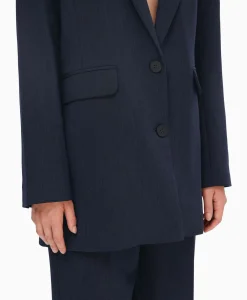 Online Jasje Rita Ls Relaxed Blazer D Sapdonker Blauw Dames Blazers