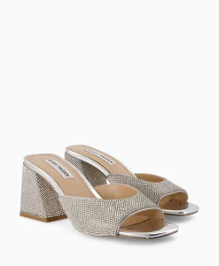 Cheap Sandaal Met Hak Glowing-R Zilver Dames Sandalen