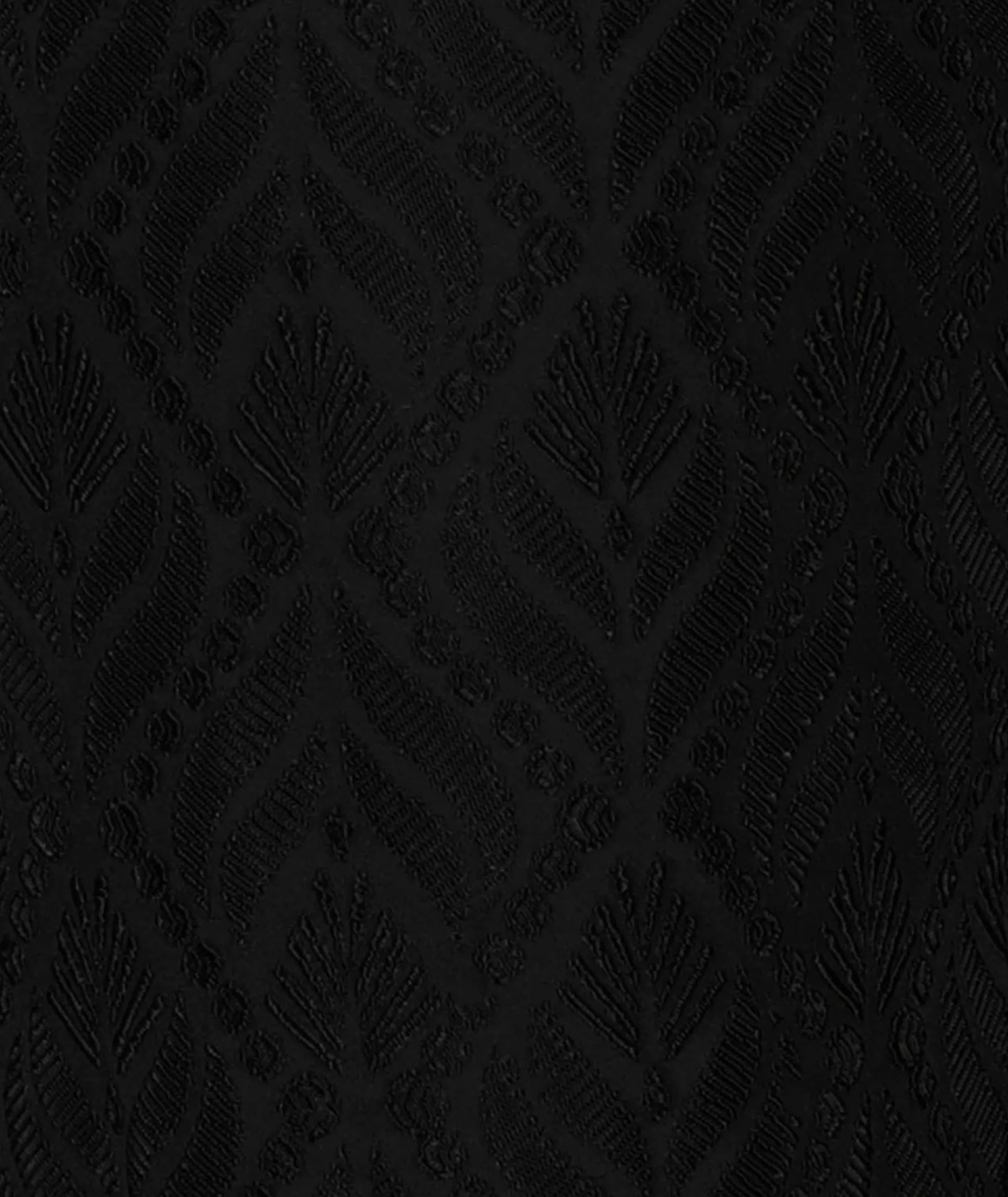 Online Broek Mira Ornament Jacquard Trousers Zwart Dames Broeken