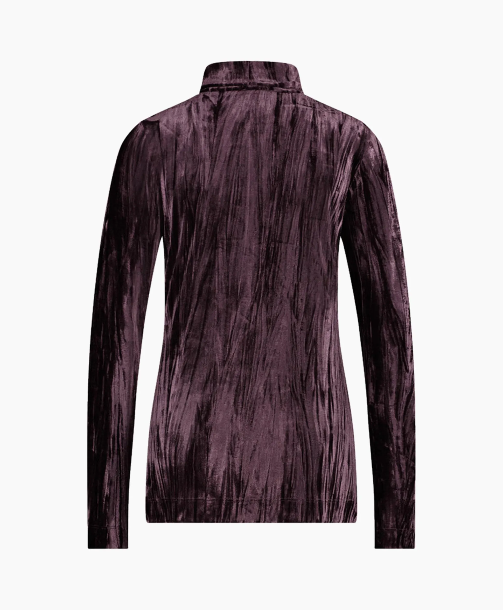 Hot Top Avril Ls Velvet Bruin Dames T-Shirts & Tops
