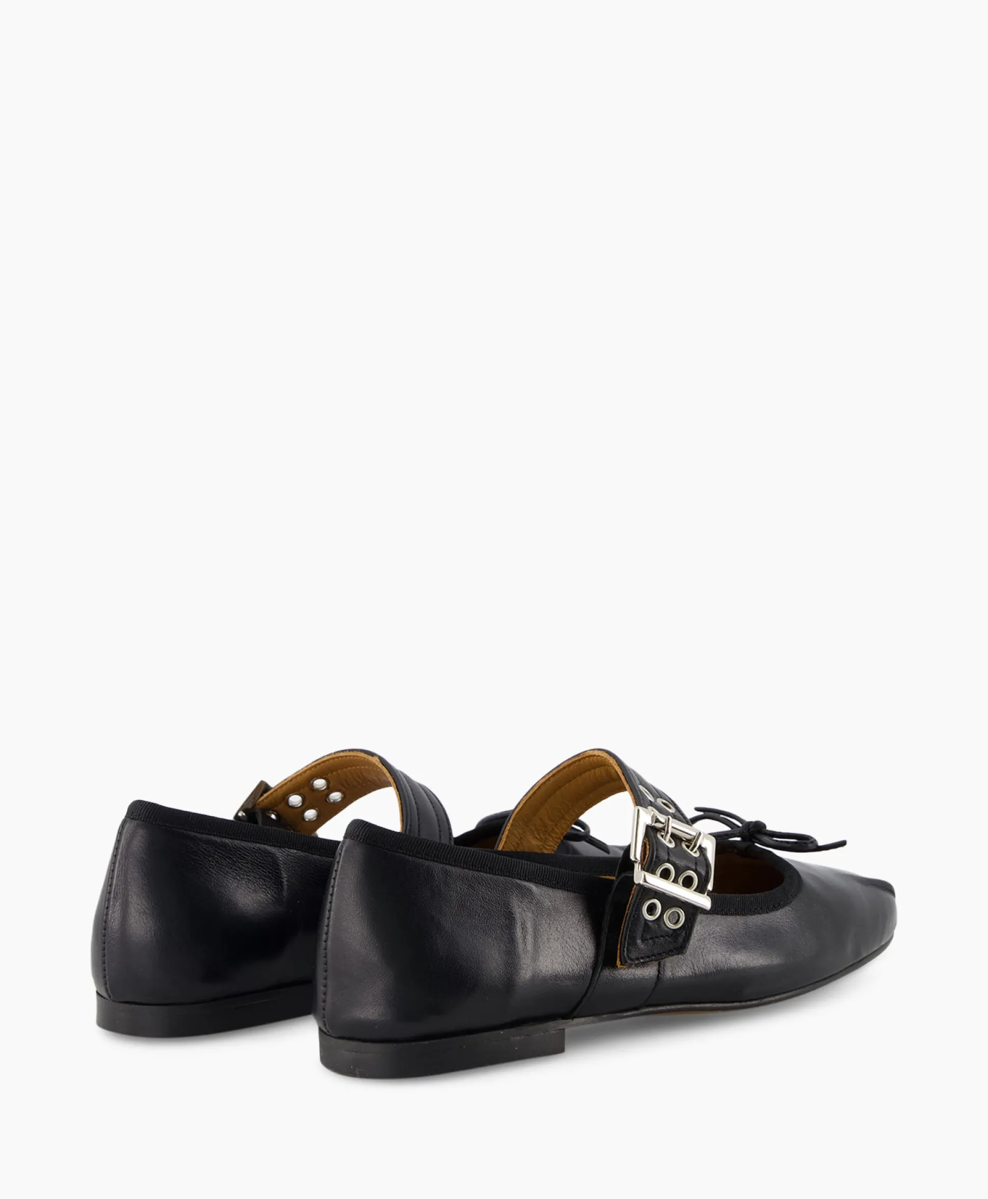 Clearance Ballerina Tl-Astrid Zwart Dames Instappers
