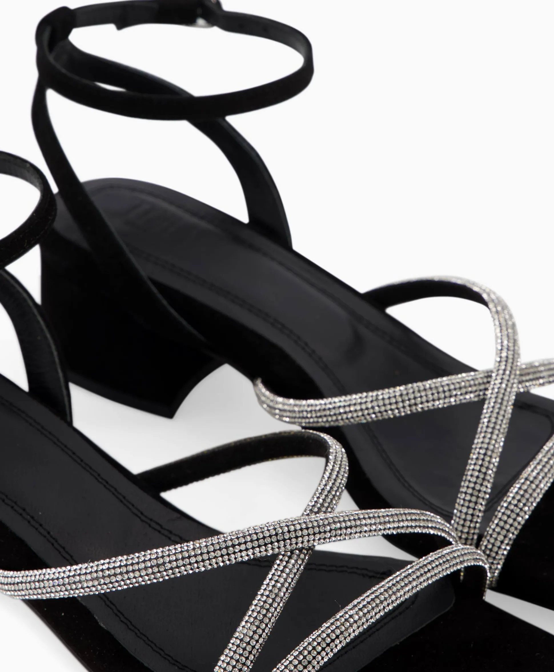 Hot Sandaal Met Hak Tl Celina Zwart Dames Sandalen