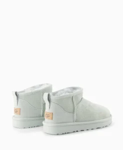 New Enkellaars W Classic Ultra Mini Licht Blauw Dames Laarzen