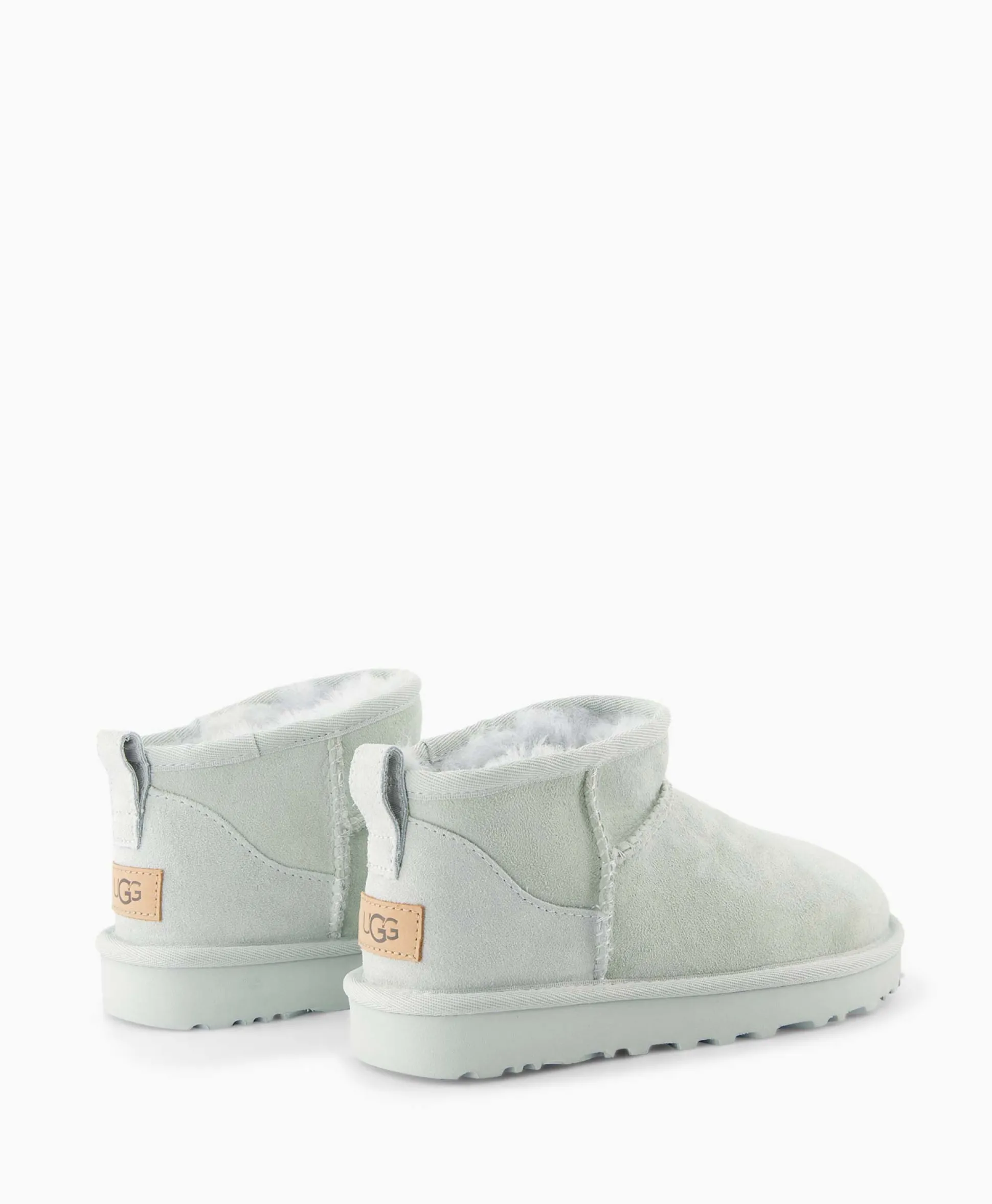 New Enkellaars W Classic Ultra Mini Licht Blauw Dames Laarzen