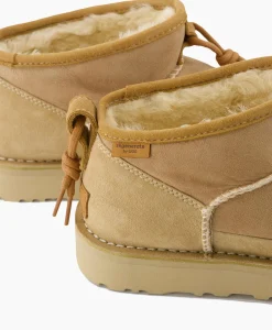 Online Enkellaars W Ultra Mini Crafted Regenerate Beige Dames Laarzen