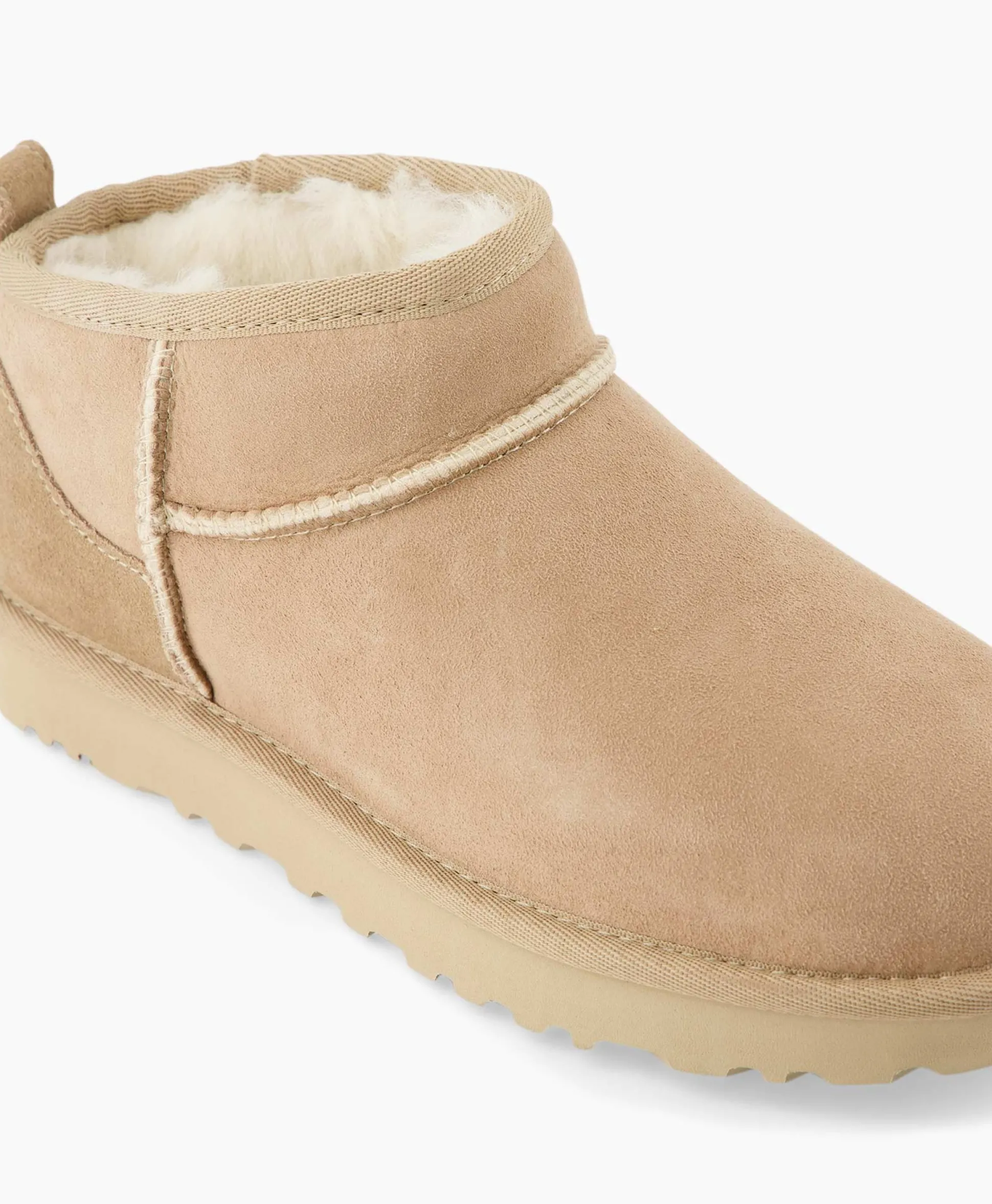 New Enkellaars Winterboot Classic Ultra Mini Zand Dames Laarzen