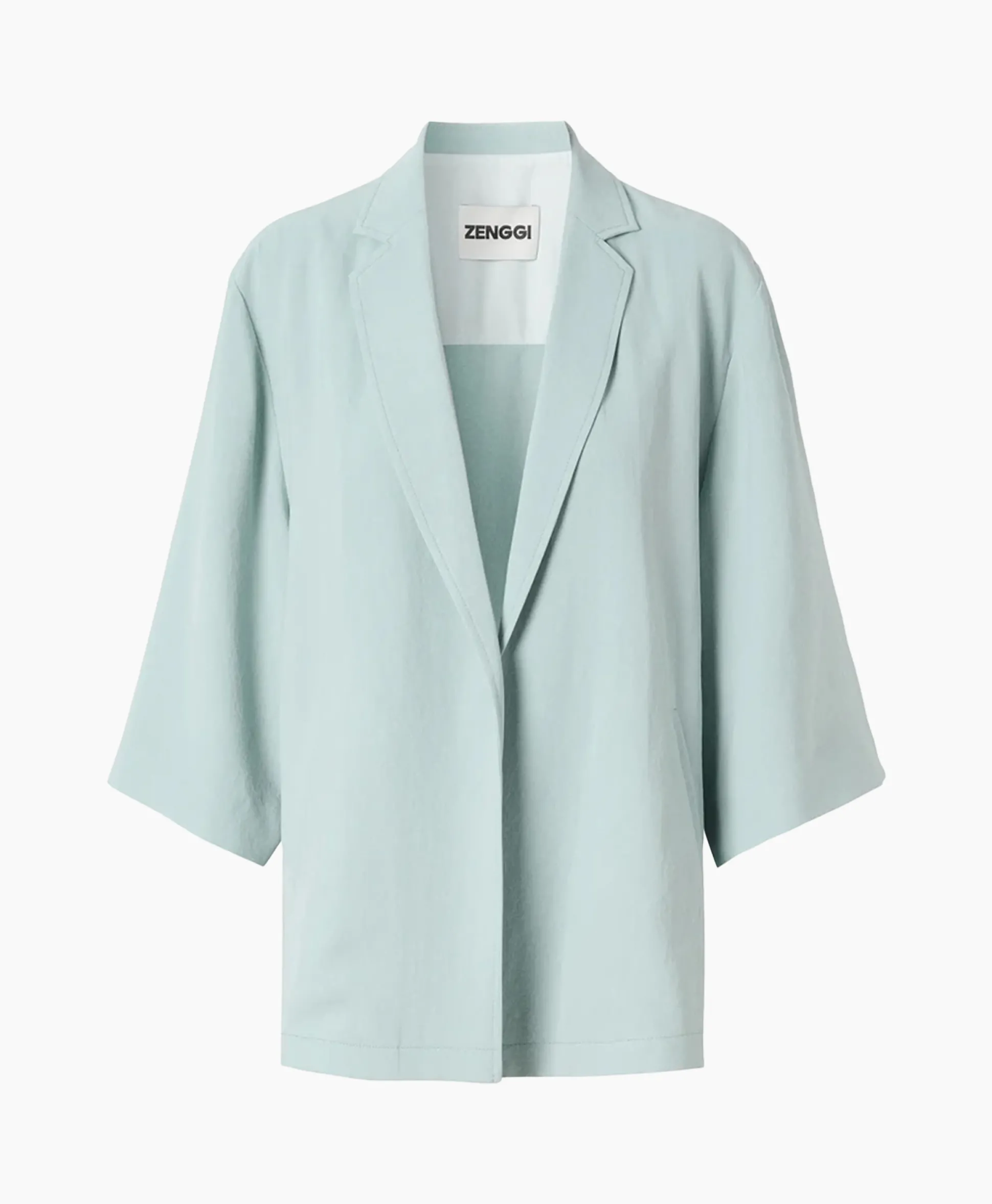 Shop Vest Japanse Crepe Kimono Licht Groen Dames Vesten